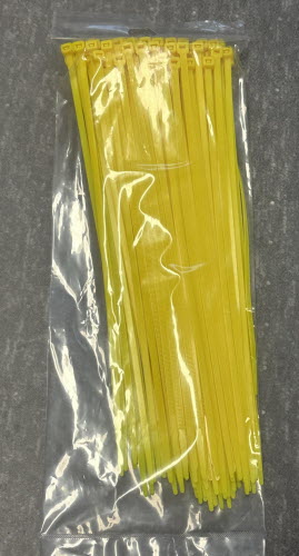Kabelbinder 200 Mm (100 Stück) – Transparent, 3,6 Mm Breit, Perfekt Zum Ordnen & Fixieren Von Kabeln & Kleinkram