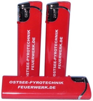 Ostsee-Pyrotechnik Feuerzeug um zünden von Feuerwerk und Pyrotechnik zu Silvester oder für andere Gelegenheiten