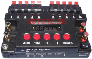 KFE 2213 10+1 Stepper Modul um zünden von Feuerwerk und Pyrotechnik zu Silvester oder für andere Gelegenheiten